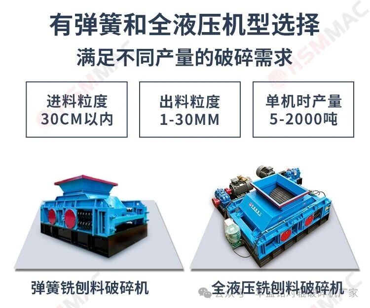 碳板齒輥破碎機(jī)機(jī)型選擇